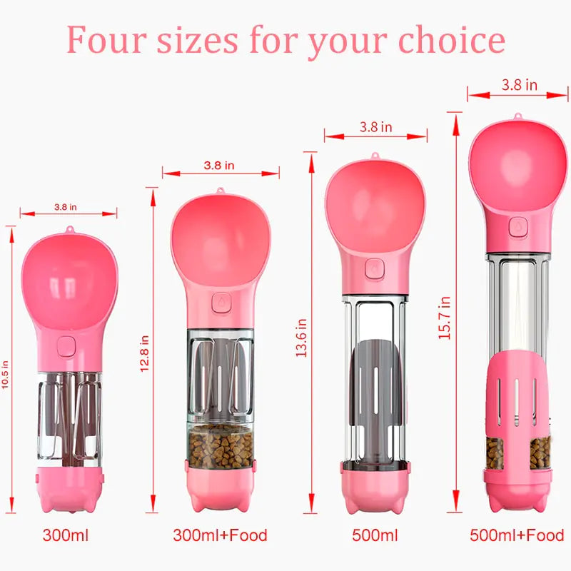 Multifunction Water Food Pet Bottle | Rowkoly
